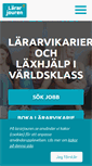 Mobile Screenshot of lararjouren.se