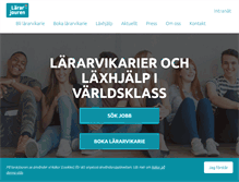 Tablet Screenshot of lararjouren.se